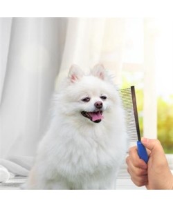 BUFFER® Tüy Açıcı Kedi Köpek Tarağı Tek Taraflı Metal Dişli Evcil Hayvan Bakım Fırçası BUFFER® Tüy Açıcı Kedi Köpek Tarağı Tek Taraflı Metal Dişli Evcil Hayvan Bakım Fırçası