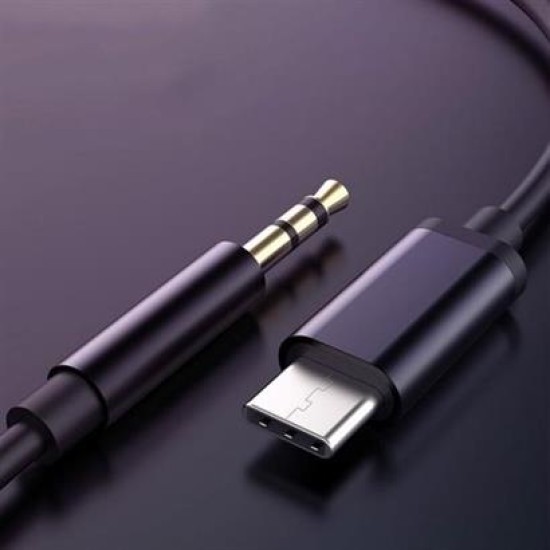 BUFFER® Type C Android ve 35 mm Kulaklık Girişli Ses Dönüştürücü Aux Kablo BUFFER® Type C Android ve 35 mm Kulaklık Girişli Ses Dönüştürücü Aux Kablo