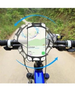 BUFFER® Universal Bisiklet Motosiklet Çocuk Arabası Silikon 360 Derece Telefon Tutucu Tüm Modellerle BUFFER® Universal Bisiklet Motosiklet Çocuk Arabası Silikon 360 Derece Telefon Tutucu Tüm Modellerle