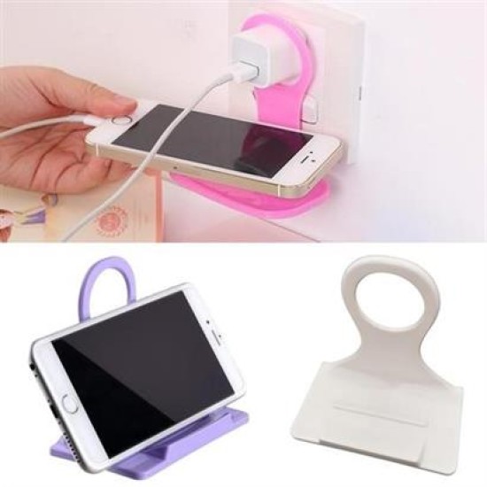 BUFFER® Universal Mobil Şarj Priz Askısı ve Telefon Tablet Tutucu Stand BUFFER® Universal Mobil Şarj Priz Askısı ve Telefon Tablet Tutucu Stand