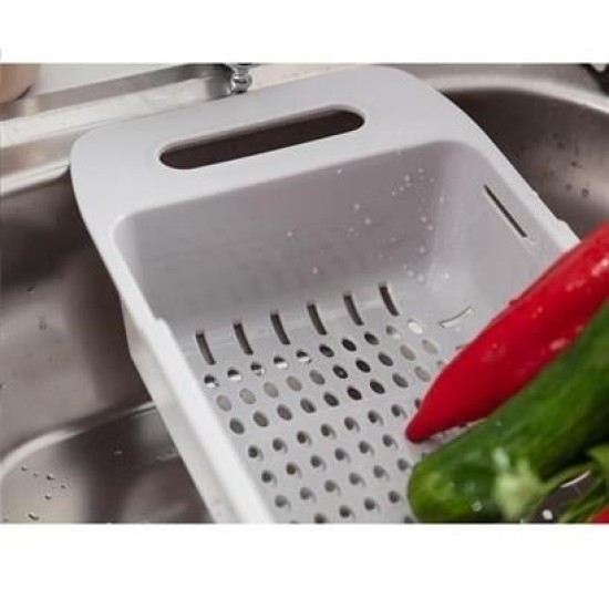 BUFFER® Uzayıp Kısalabilen Ayarlanabilir Plastik Lavabo Mutfak Süzgeci BUFFER® Uzayıp Kısalabilen Ayarlanabilir Plastik Lavabo Mutfak Süzgeci