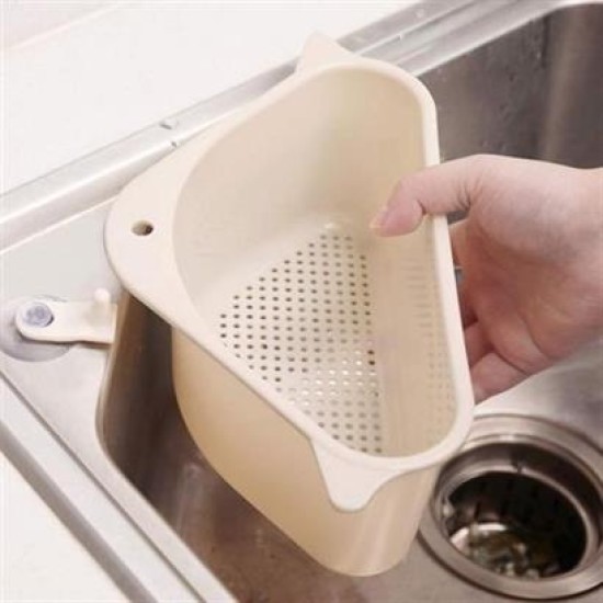 BUFFER® Vantuzlu Üçgen Sebze Meyve Lavabo Raf Evye Süzgeç Sünger Tutucu Düzenleyici Mutfak Organize BUFFER® Vantuzlu Üçgen Sebze Meyve Lavabo Raf Evye Süzgeç Sünger Tutucu Düzenleyici Mutfak Organize