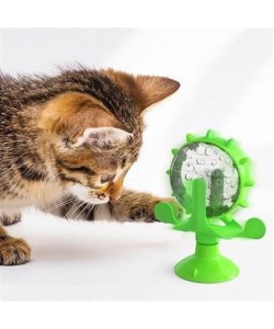 Buffer® Vantuzlu Zilli İnteraktif Dönebilen Mama Kaplı Renkli Eğlenceli Eğitici Kedi Oyuncağı Buffer® Vantuzlu Zilli İnteraktif Dönebilen Mama Kaplı Renkli Eğlenceli Eğitici Kedi Oyuncağı