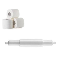 BUFFER® WC Tuvalet Kağıdı Makarası Beyaz Tuvalet Kağıdı Tutucu Makara