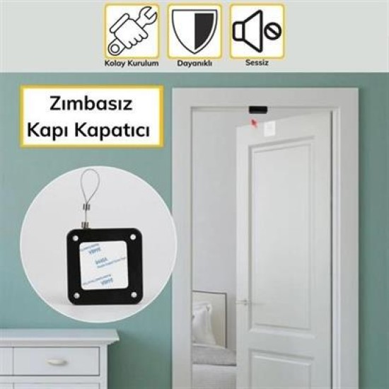 BUFFER® Yangına Dayanıklı Sıva Üstü Tüm Kapılar İçin Uygun Otomatik Kapanan Hızlı Otomatik Kapı Kapa BUFFER® Yangına Dayanıklı Sıva Üstü Tüm Kapılar İçin Uygun Otomatik Kapanan Hızlı Otomatik Kapı Kapa