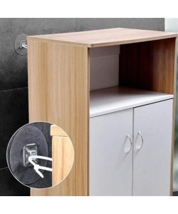 BUFFER® Yapışkanlı Eşya Sabitleyici Aparat Deprem Güvenliği Çocuk Koruma Sabitleme Aparatı 1 Çift BUFFER® Yapışkanlı Eşya Sabitleyici Aparat Deprem Güvenliği Çocuk Koruma Sabitleme Aparatı 1 Çift