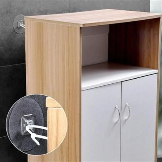 BUFFER® Yapışkanlı Eşya Sabitleyici Aparat Deprem Güvenliği Çocuk Koruma Sabitleme Aparatı 1 Çift BUFFER® Yapışkanlı Eşya Sabitleyici Aparat Deprem Güvenliği Çocuk Koruma Sabitleme Aparatı 1 Çift