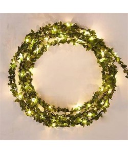 BUFFER® Yapraklı Dekorlu 3 Metre Peri Led Pilli Işık Yılbaşı Aydınlatma BUFFER® Yapraklı Dekorlu 3 Metre Peri Led Pilli Işık Yılbaşı Aydınlatma