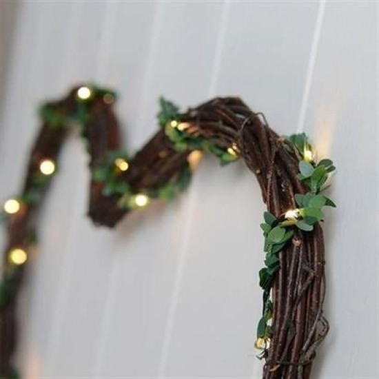 BUFFER® Yapraklı Dekorlu 3 Metre Peri Led Pilli Işık Yılbaşı Aydınlatma BUFFER® Yapraklı Dekorlu 3 Metre Peri Led Pilli Işık Yılbaşı Aydınlatma