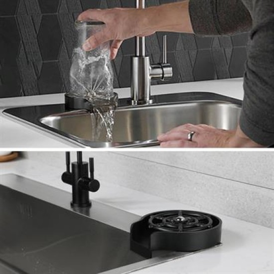 BUFFER® Yüksek Basınçlı Otomatik Bardak Yıkama Aparatı Mutfak Lavaboları İçin Hızlı Kupa Durulayıcı BUFFER® Yüksek Basınçlı Otomatik Bardak Yıkama Aparatı Mutfak Lavaboları İçin Hızlı Kupa Durulayıcı