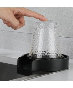 BUFFER® Yüksek Basınçlı Otomatik Bardak Yıkama Aparatı Mutfak Lavaboları İçin Hızlı Kupa Durulayıcı BUFFER® Yüksek Basınçlı Otomatik Bardak Yıkama Aparatı Mutfak Lavaboları İçin Hızlı Kupa Durulayıcı