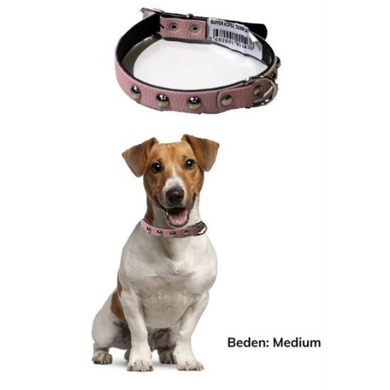 BUFFER® Yumuşak Dokulu Deri Köpek Gezdirme Boyun Tasması Medium BUFFER® Yumuşak Dokulu Deri Köpek Gezdirme Boyun Tasması Medium