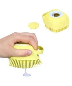 BUFFER® Yumuşak Silikon Malzemeli Esnek Jel Hazneli Masaj Fonksiyonlu Etkili Banyo Duş Kese Lifi