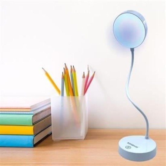 BUFFER® Yuvarlak USBli Dokunmatik 3 Kademeli 360 Derece Özel Göz Korumalı Led Lityum Masa Lambası BUFFER® Yuvarlak USBli Dokunmatik 3 Kademeli 360 Derece Özel Göz Korumalı Led Lityum Masa Lambası