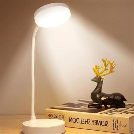 BUFFER® Yuvarlak USBli Dokunmatik 3 Kademeli 360 Derece Özel Göz Korumalı Led Lityum Masa Lambası BUFFER® Yuvarlak USBli Dokunmatik 3 Kademeli 360 Derece Özel Göz Korumalı Led Lityum Masa Lambası