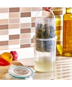 BUFFER® Zeytin Turşu Sebze Yıkama Kutusu Klipsli Kapaklı Saklama Kabı BUFFER® Zeytin Turşu Sebze Yıkama Kutusu Klipsli Kapaklı Saklama Kabı