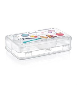 BUFFER® Çift Taraflı Bölmeli Hobi Dikiş Kutusu Ardunio Malzeme Kutusu BUFFER® Çift Taraflı Bölmeli Hobi Dikiş Kutusu Ardunio Malzeme Kutusu