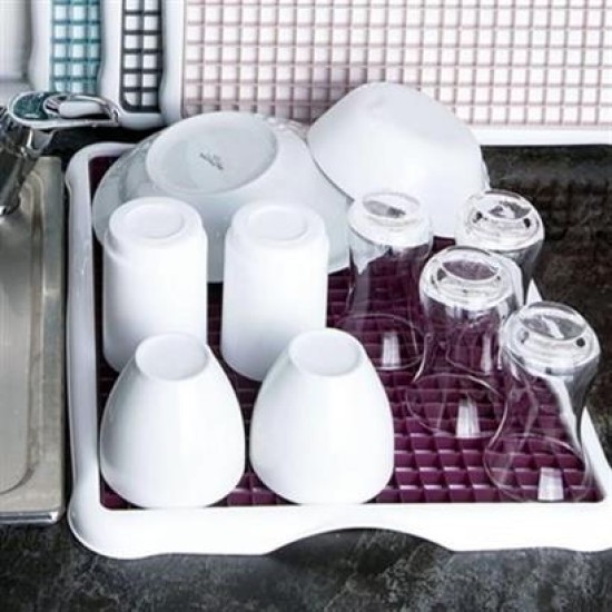 Pratik Lavabo Tezgah Üstü Bulaşık Kurutmalığı Süzmatik 22x40 cm Pratik Lavabo Tezgah Üstü Bulaşık Kurutmalığı Süzmatik 22x40 cm