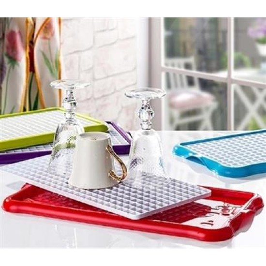 Pratik Lavabo Tezgah Üstü Bulaşık Kurutmalığı Süzmatik 22x40 cm Pratik Lavabo Tezgah Üstü Bulaşık Kurutmalığı Süzmatik 22x40 cm