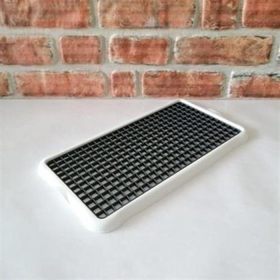 Pratik Lavabo Tezgah Üstü Bulaşık Kurutmalığı Süzmatik 22x40 cm Pratik Lavabo Tezgah Üstü Bulaşık Kurutmalığı Süzmatik 22x40 cm