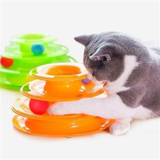 Tower Of Tracks Eğleneli Üç Katlı Kedi Oyuncağı Seti oyuncağı Tower Of Tracks Eğleneli Üç Katlı Kedi Oyuncağı Seti oyuncağı