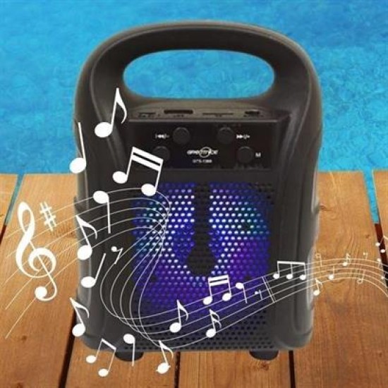 Tutmalı Mini Hoparlör Işıklı Taşınabilir Bluetooth Wireless Radyolu Sd Kart ve USB Girişli Hoparlör Tutmalı Mini Hoparlör Işıklı Taşınabilir Bluetooth Wireless Radyolu Sd Kart ve USB Girişli Hoparlör