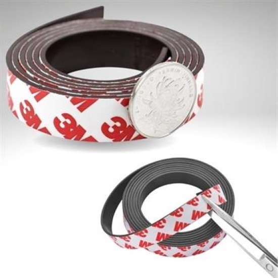 Yapışkanlı Şerit Mıknatıs Magnet Kes Kullan Güçlü Sağlam Rulo Çıkarılması Kolay Siyah 2cm x 1 mt Yapışkanlı Şerit Mıknatıs Magnet Kes Kullan Güçlü Sağlam Rulo Çıkarılması Kolay Siyah 2cm x 1 mt