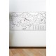 Yazılabilir Türkiye Haritası Manyetik Duvar Stickerı 110 x 56 cm Yazılabilir Türkiye Haritası Manyetik Duvar Stickerı 110 x 56 cm
